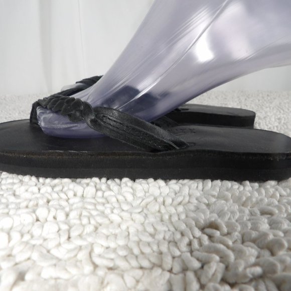 Rainbow Girls Black Sandals - Picture 4 of 8